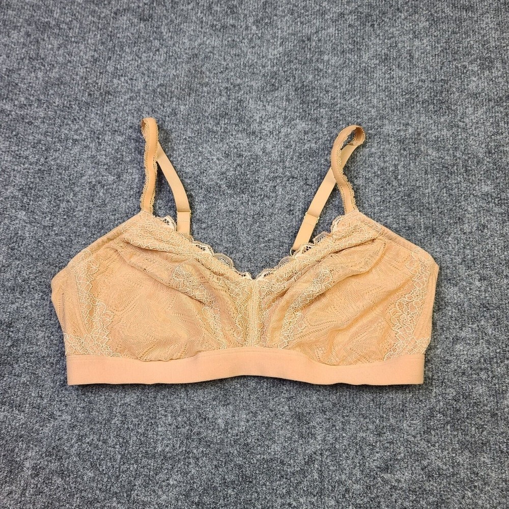 Madewell Intimates Womens Bralette Size 1X Wireless Modal Blend Stretch Shoulder